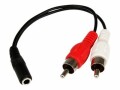 StarTech 6IN 3.5MM TO RCA AUDIO CABLE