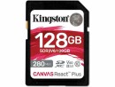 Kingston 128GB SDXC Canvas React Plus U3 UHS-II 280R/100W V60