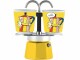 Bialetti Espressokocher Mini Express Lichtenstein 2 Tassen, Gelb