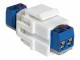 DeLock Keystone-Modul Terminalblock 2 Port, Modultyp: Keystone