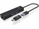 Image 1 RaidSonic ICY BOX USB-Hub IB-HUB1439-LAN, Stromversorgung: Per