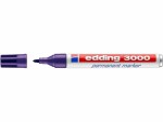 edding Permanent-Marker 3000 Violett, Strichstärke: 3 mm