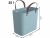 Bild 1 Rotho Tasche Albula Style Hellblau, Breite: 40 cm, Detailfarbe