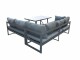 Acamp Loungeset Signature, 3-teilig, Anthrazit, Material