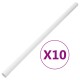 vidaXL , Farbe: Weiß, Material: PVC, Durchmesser: 30 mm, Länge