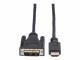 Roline DVI-HDMI Kabel, DVI (18+1) ST