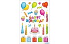 Herma Stickers Motivsticker Geburtstag, 2 Blatt, Motiv: Geburtstag