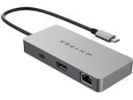 HYPER Dockingstation HyperDrive 5-in-1 USB-C Hub Silber