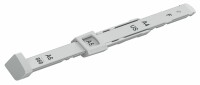 Leitz Anschlagschiene grau 1729-00-85 für Locher 