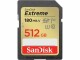 SanDisk SDXC-Karte Extreme 512 GB, Speicherkartentyp: SDXC