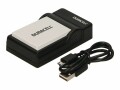 Duracell - USB-Batterieladegerät - Schwarz - für Canon LP-E8