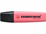 STABILO Leuchtmarker Boss Original Kirschrot, 10 Stück