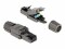 Bild 2 DeLock Stecker RJ45 Cat.8.1 STP, werkzeugfrei 1 Stück, Grau