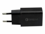 Value USB Charger, 1 Port, QC3.0 18W schwarz