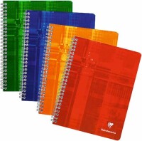 CLAIREFONTAINE Mosai Matris Spiralheft A4 81644 4mm, kariert, ass