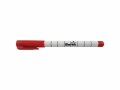 Berec Whiteboard-Marker Schmal Rot, Oberfläche: Whiteboard, Set