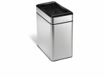 Simplehuman Abfalleimer CW1225 10 Liter, Silber, Anzahl Behälter: 1