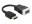 Immagine 1 DeLock 15cm HDMI Adapterkabel, schwarz [HDMI