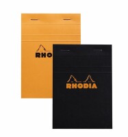 RHODIA Notizblock orange A6 13600C liniert 80 Blatt, Kein