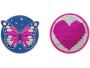 Schneiders Badges Butterfly + Heart, 2 Stück, Eigenschaften: Keine