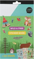 I AM CREATIVE Stickerbook 4087.493 Wild & Free, 6 Blatt, Kein