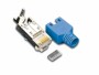 Wirewin Stecker RJ45 Hirose TM11 50 Stück, Blau, Kabelschirmung