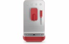 SMEG Kaffeevollautomat BCC02RDMEU Rot, Silber, Touchscreen