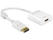 DeLOCK - Adapter Displayport 1.2 male > HDMI female 4K Active