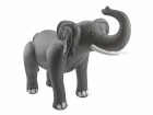 Folat Partyaccessoire Aufblasbare Elefant Grau