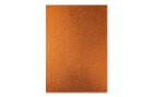 URSUS Glitzerkarton A4, 300 g/m², 10 Blatt, Kupfer, Detailfarbe