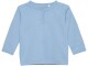 Fixoni Baby-Langarmshirt Solid Ashley Blue Gr. 80, Grössentyp