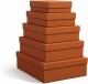 BIGSO BOX Aufbewahrungsbox Cindy - 325552233 terracotta             5er-Set