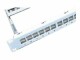 Bild 1 Wirewin Patchpanel 24 Port, Keystone, 1HE 19"-Rack Grau, Montage