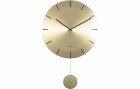 KARLSSON Wanduhr Impressive Pendulum Ø 47 cm, Gold, Form