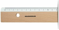 RUMOLD    RUMOLD Flachlineal 100cm FL20/100 weiss, Kein