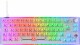 DELTACO   TKL Gaming Keyboard mech - GAM160TCH transparent RGB CH-Layout