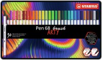 STABILO Fasermaler Pen 68 Brush 568/30-31-20 30 Stück ass.
