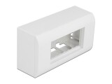 DeLock Easy 45 Aufputzgehäuse 152 x 82 Weiss, Detailfarbe