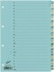 BÜROLINE  Register Karton blau/beige  A4 - 663408    A-Z                       210g