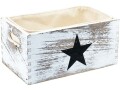 Kadastar Brotkorb My Star Weiss, Material: Holz, Detailfarbe: Weiss