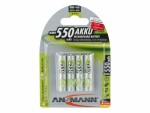 Ansmann Akku 4x AAA 550 mAh, Spannung: 1.2 V