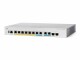 Cisco PoE+ Switch CBS350-8MGP-2X 10 Port, Montage Switch: 19
