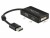 Bild 3 DeLock Adapter DisplayPort - HDMI/DVI-I/VGA, Kabeltyp