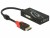 Bild 1 DeLock Adapter 4K DisplayPort - HDMI/DVI-I/VGA, Kabeltyp