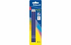 Pelikan Bleistift 2B, Blau, 3 Stück, Strichstärke: Keine Angabe