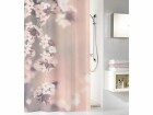 Kleine Wolke Duschvorhang Blossom 180 x 200 cm , Grau/Hellrosa