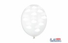 Partydeco Luftballon Wolken Transparent/Weiss Ø 30 cm, 6 Stück