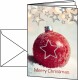 SIGEL     Weihnachts-Karte/Couvert A6/A5 - DS060     220+100g           10+10 Stück