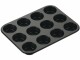 Zenker Muffin Backform Energy 12 Mulden, Detailfarbe: Schwarz