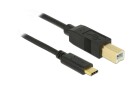DeLock USB 2.0-Kabel USB C - USB B